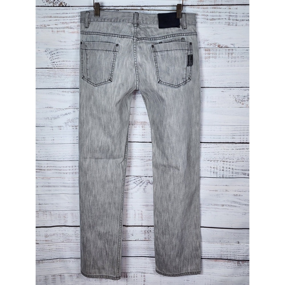 Ln Geans Gray Y2K Jeans Men's Sz 34 Gray Cotton Skater Streetwear Demin